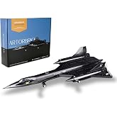 ArtorBricks SR-71 Reconnaissance Blackbird Airplane Military Building Set - 183 Piece Model Kit for Adults, Collectors &amp; Hobbyists