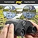 TOMSHOO 10x25 Binoculars Compact Waterproof Binocular with Weak Light Night Vision for Outdoor Sports Bird Watching Concerts and Travel