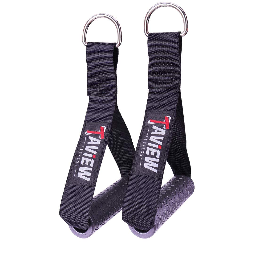 TAVIEW Heavy Duty Exercise Handles (Set of 2) for Cable Machines and Resistance Bands,Fitness Handle Attachment Total Home Gym