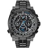 Bulova Men's Icon High Precision Quartz Chronograph Watch, Curved Mineral Crystal