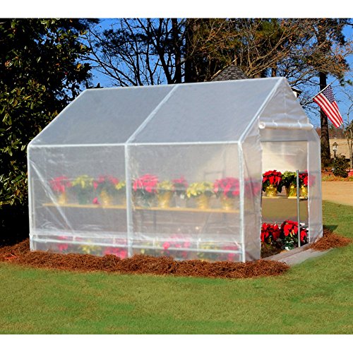 King-Canopy-GH1010-10-Feet-by-10-Feet-Fully-Enclosed-Greenhouse-Clear