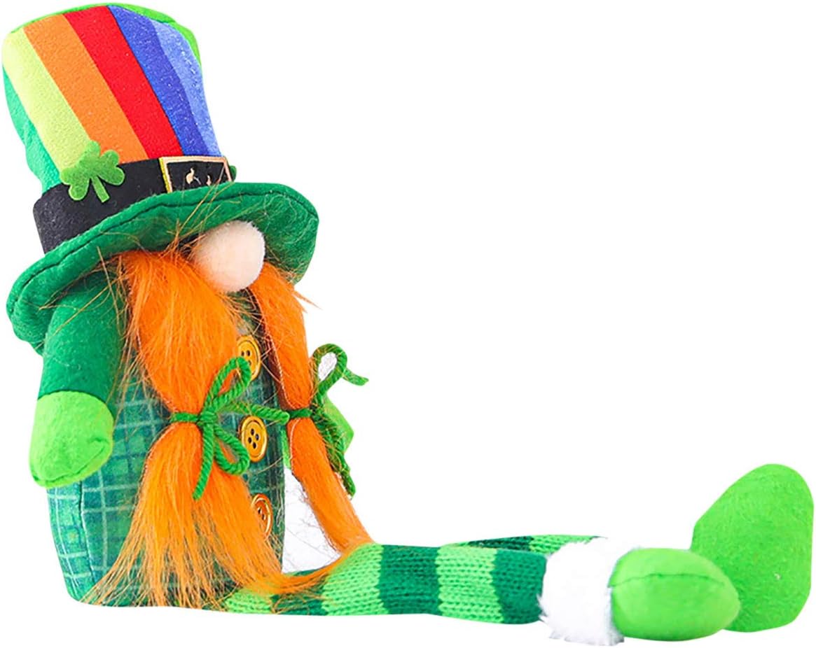 Metal Gnome Key Holder Wall Mount Faceless Elf Key Rack with 4 Hooks