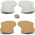QYQQFZ 1 Pair Leather OX Leg Orthopedic Insoles Heel Inserts Lift Shoe Wedge Knee Pads Women and Men Corrective Pronation, Supination, Medial, Lateral (41 42) 0 TCBH01