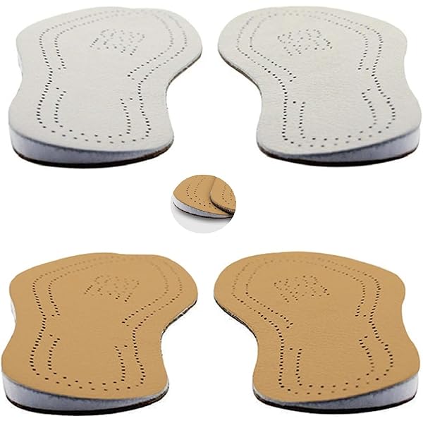 Amazon.com: QYQQFZ 1 Pair Leather OX Leg Orthopedic Insoles Heel