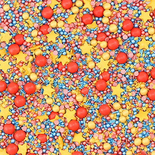 Super Streusel Superheld (90g) | Zuckerstreusel für Kuchen Kekse Torte uvm. | Alle Zutaten aus der EU | Streuselmix aus Hamburg bekannt aus TV & Print | Ohne AZO-Farbstoffe (90g) – Bild 4