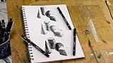 uni-ball PIN Fineliners Black Fine Tip 0.1 0.2 0.3 0.5 0.8 Pack of 5 view 5