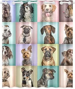 YXUAOQ Composición de Paneles de Cortina de oscurecimiento de