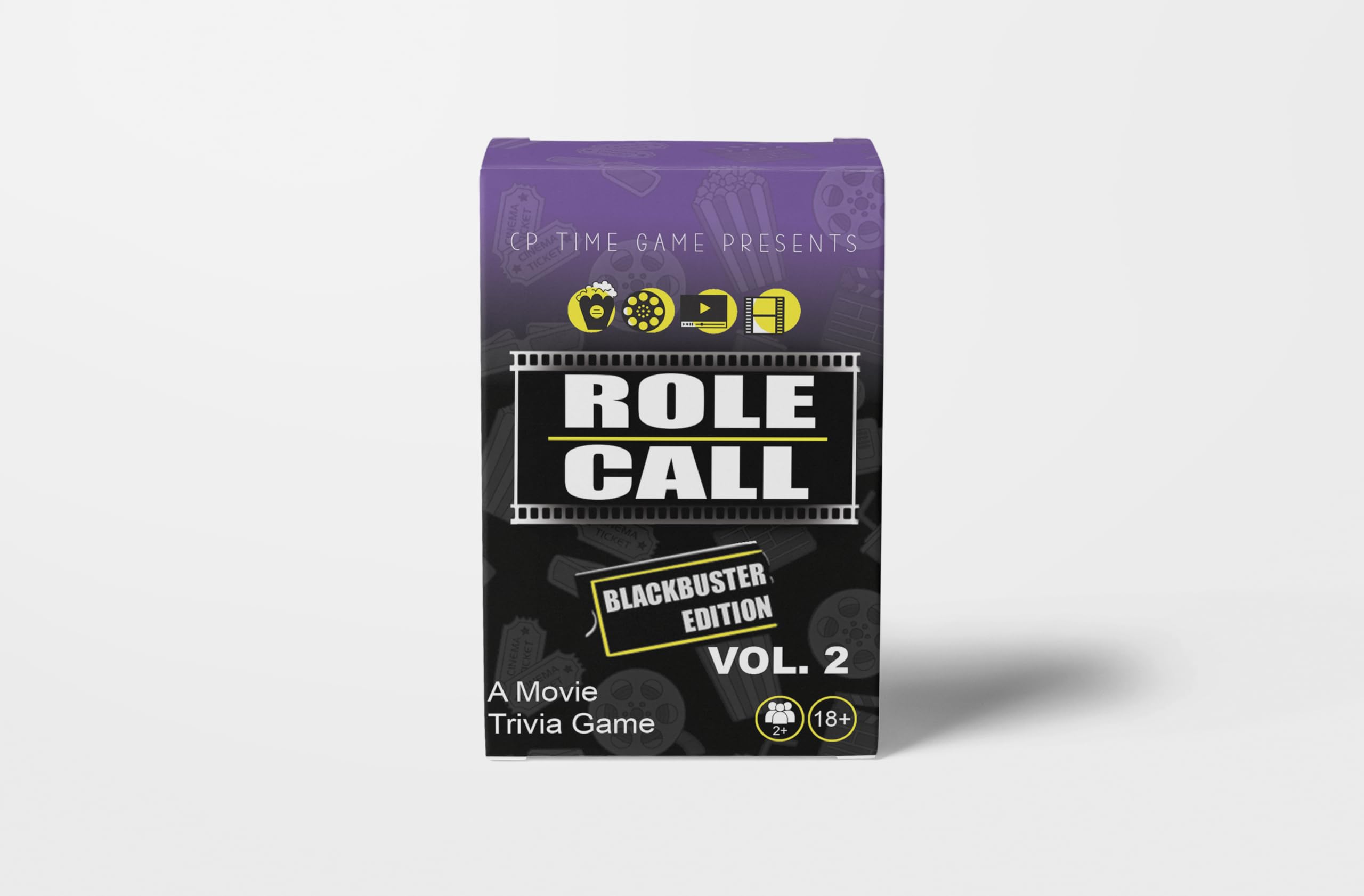 CP TIME Role Call: Blackbuster Edition - Movie Trivia Game for Adults, Black Culture Games, Family Fun, Great for Family Game Nights! (Volume 2)