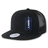 DECKY Mens Flat Baseball-caps, Black