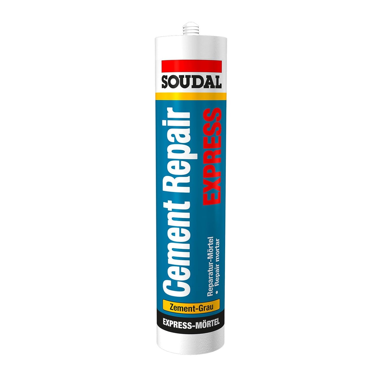Soudal cement repair express, repair mortar with granular structure