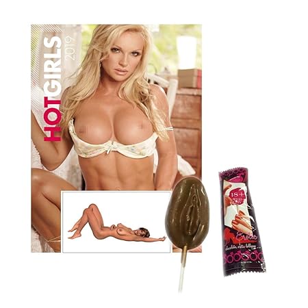 Erotik Kalender 2019 Hot Girls'Nackte Mädels' Naked Girls A3 + Schokoladen Lolli + Magnet Gehen die Finger rein und raus