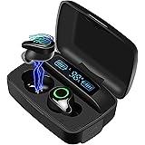 DuoTen Waterproof Wireless Earbuds, Bluetooth 5.0 Wireless Headphone 156H Playtime Hi-Fi Stereo Sound, IPX7 Waterproof in-Ear