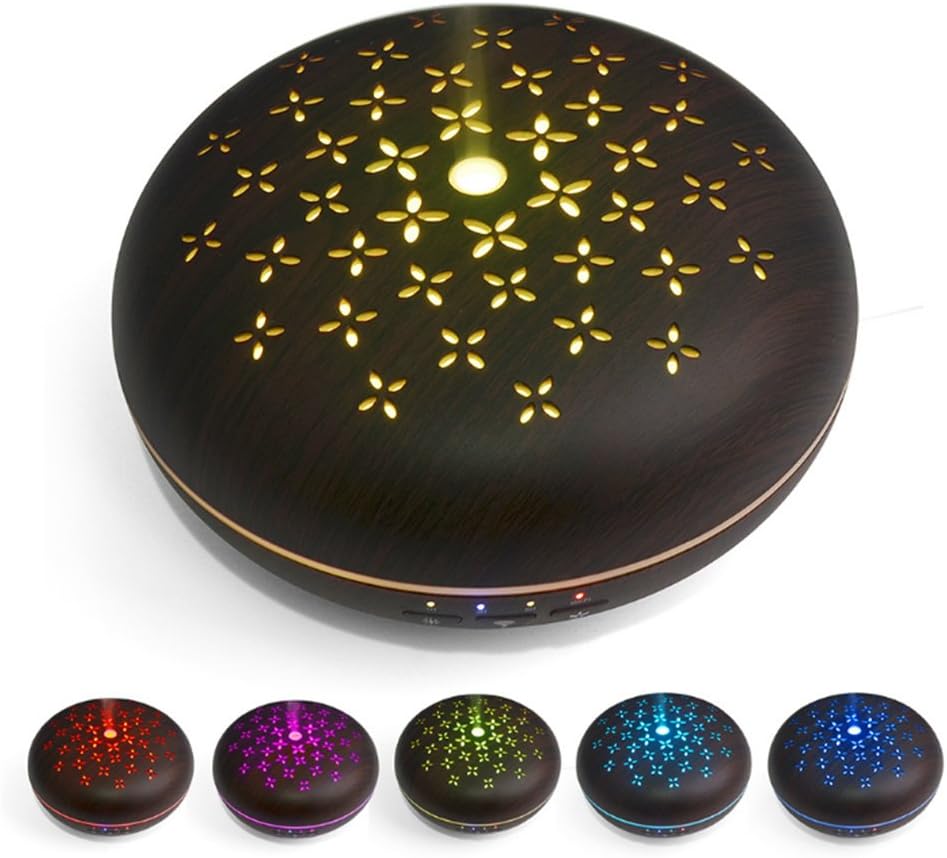 400ml Smart Aroma Essential Oil Diffuser Ultrasonic Aromatherapy Humidifier With APP Control Wifi Function,Timer,Work With Alexa/Echo Colors Changed LED Lights for Home,Office,Bedroom,Spa,Yoga Room