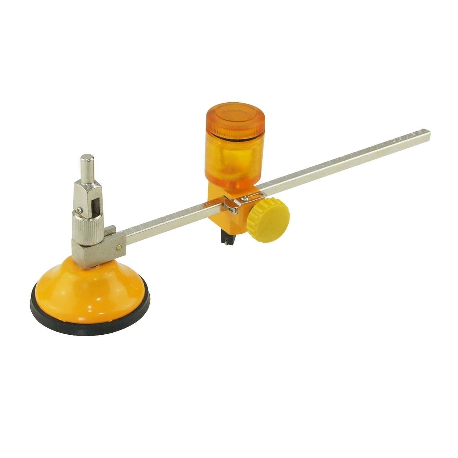 KATSU Circular Glass Cutter 40cm Diameter Adjustable Compasses Type Circle Glass Cutting Tool with Suction Cup 34711034