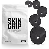 Skin Grip: Skin Defender Reusable Barrier Compatible with Dexcom G7 &amp; Stelo | Helps Prevent Allergic Reactions - Pre-Cut, Non-Adhesive Underlay Cover for Continuous Glucose Monitor Sensors, 5 Packv