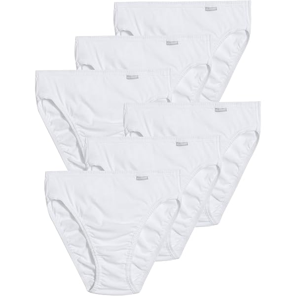 Pack 6 Braguitas Jockey Elance Bikini - Algodón 100%, Talle Bajo, Comodidad Todo El Día