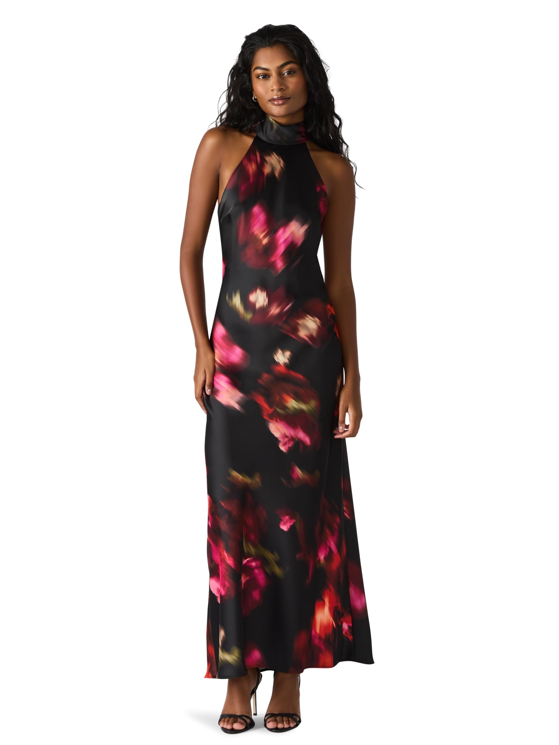 Steve Madden Apparel Lara Dress,Blurry Floral, M