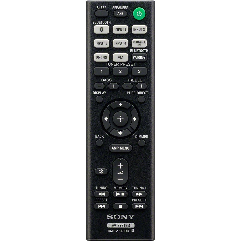 Sony STRDH190 2-Ch Stereo Receiver with Phono Inputs and Bluetooth Bundle with 1 YR CPS Enhanced Protection Pack