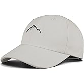OUTDOOR SHAPING Mountain Embroidery Dad Hat - Soft Washed Cotton Unstructured Baseball Cap for Unisex Vintage Style