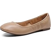 DREAM PAIRS Women's Sole-Happy Ballerina Walking Flats Shoes