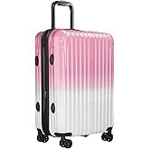 sukiost Carry On Suitcase, 20 Inch Carry On Luggage with Wheels, Hardside Large Suitcases with Wheels, TSA Lock
