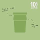 Brabantia Sort & Go 25L Waste Bin Light Grey with Stay-Open Lid view 7