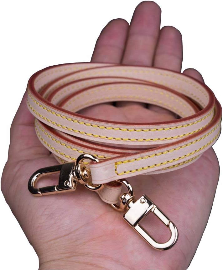 100 110 120cm Vachetta Leather Long Cross Body Strap for Small Bags Pochette Mini NM Eva Favorite PM MM (100cm(39.3 inches))