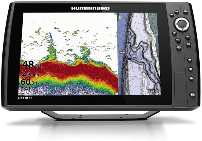 Humminbird Helix 12 Review (Looking at MEGA 360 Imaging & AutoChart Live) 6 Humminbird 411430-1 Helix 12 Chirp GPS G4N Fish Finder