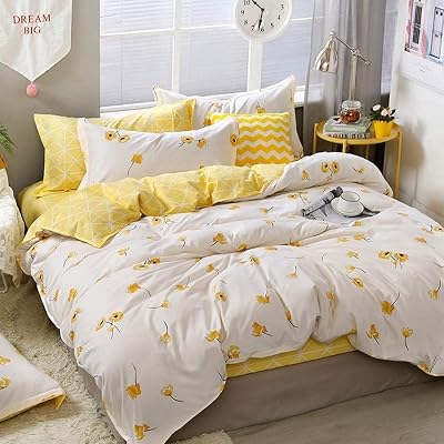Loussiesd Floral Duvet Cover Set Kids Girls Women Single Queen King Sizes
