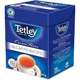 Tetley Orange Pekoe Decaffeinated Tea 80 Decaf Tea Bags 160g {Imported from Canada}