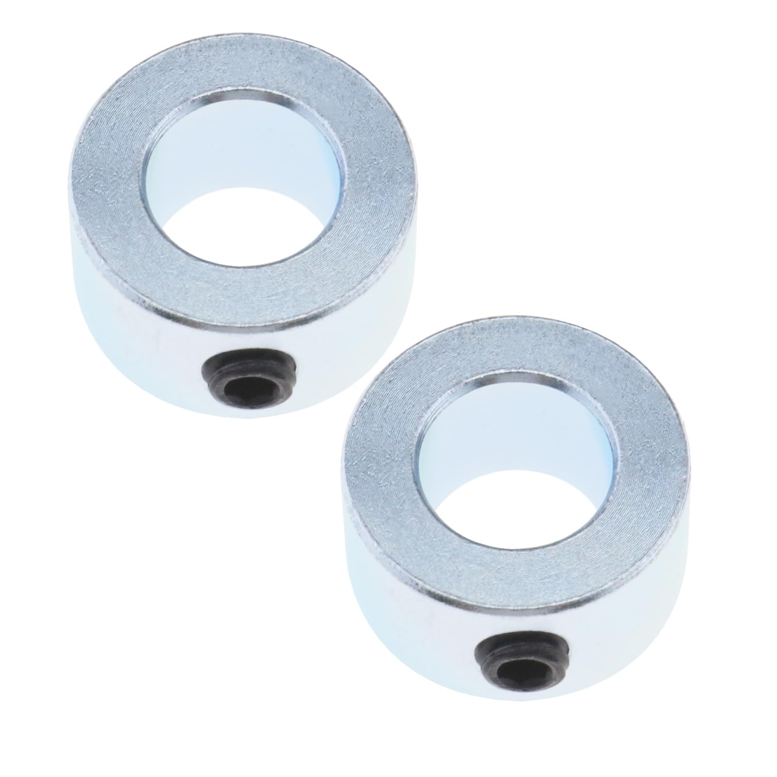 EMSea 2Pcs Gate Security Locking Collars Gate Security Hinge Pin with M6 Socket Head Cap Screws Door Accessories for Wooden Doors Steel Doors 16mm