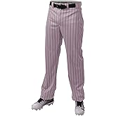 Alleson Ahtletic Badger Sports 655WPN - Crush Pinstripe Pant - 2XL - GY/RD Grey/Red
