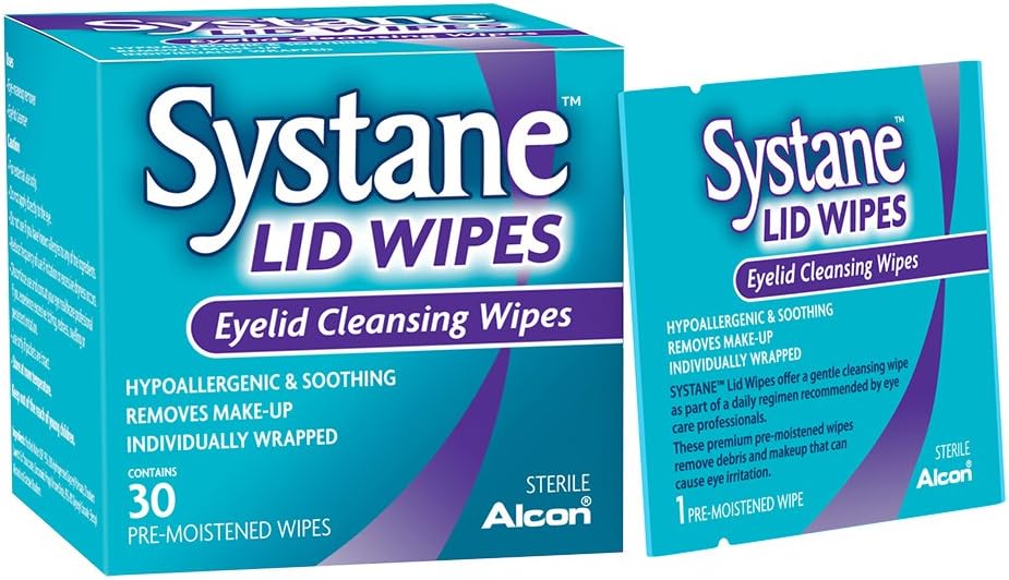 Amazon Com Systane Lid Wipes Eyelid Cleansing Wipes 30 Each