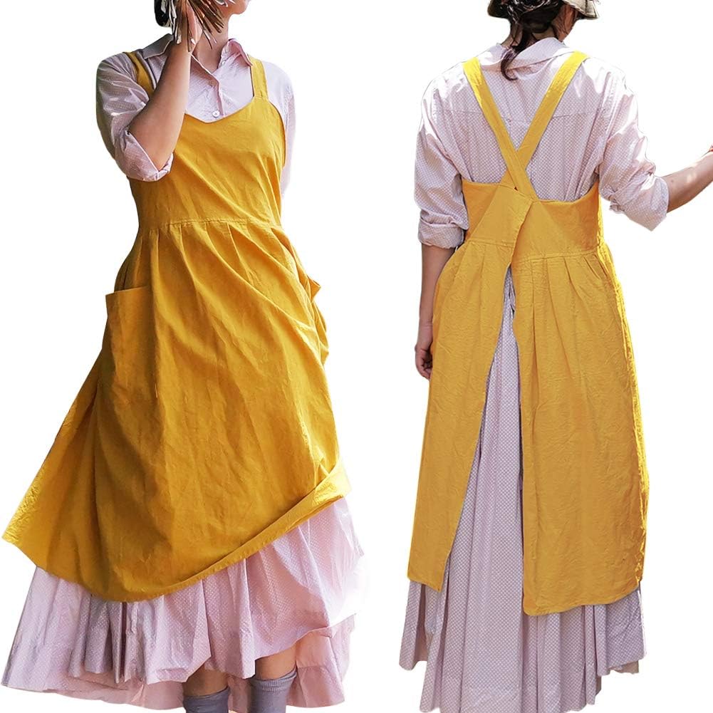 smock pinafore dress