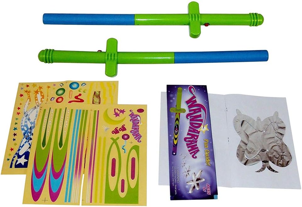 Flying Toy Wand. Flying Toy for Kids, Magic Wand Levitation Stick with Flying Toy Shapes - Set of 2. Cheap Toys for Fun, Cool Toys for Fun.