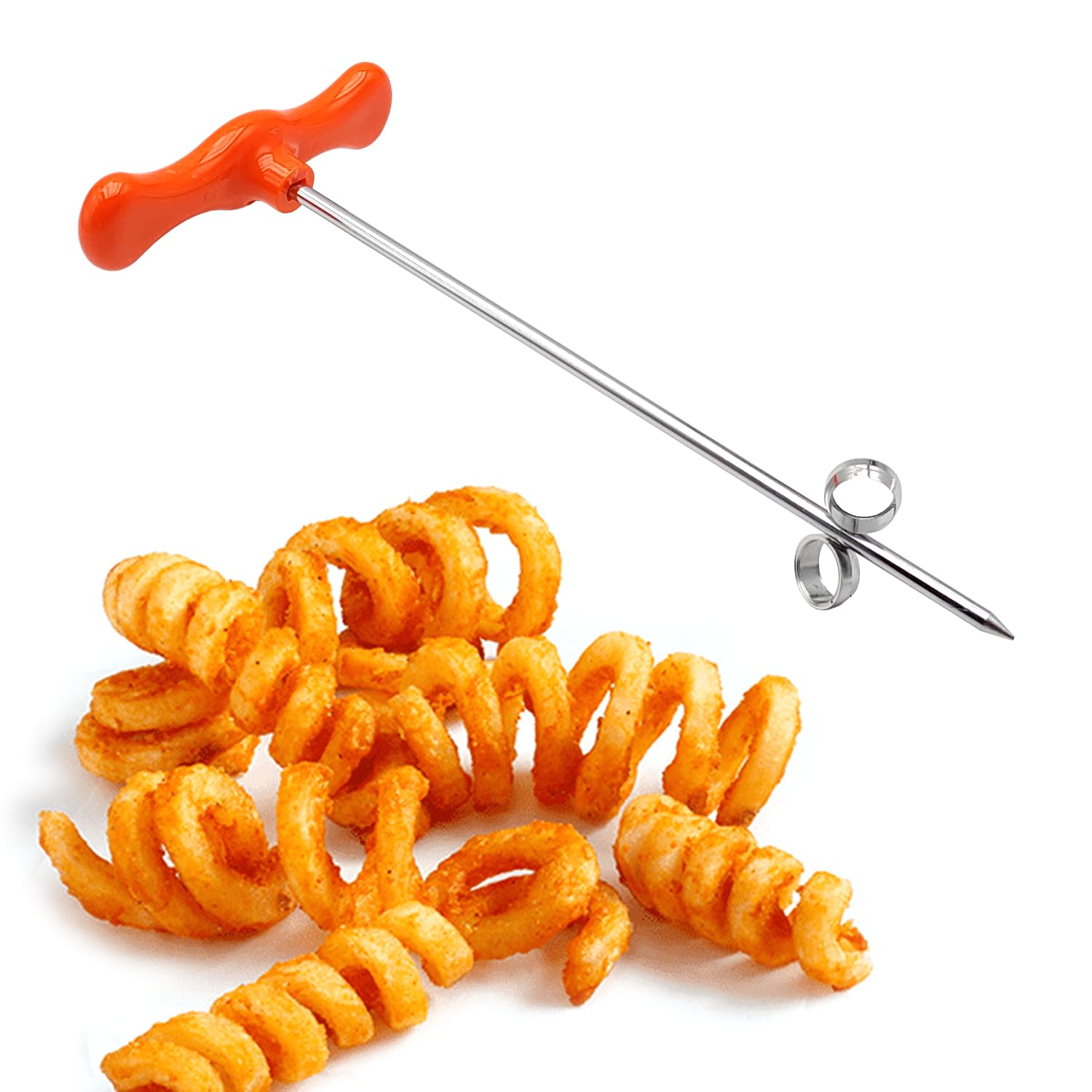 Leddy Living Potato Slicer, Spiral Potato Cutter, Suitable for Creative Fruit and Vegetable Twist Carrot, Zucchini, Cucumber, Apple