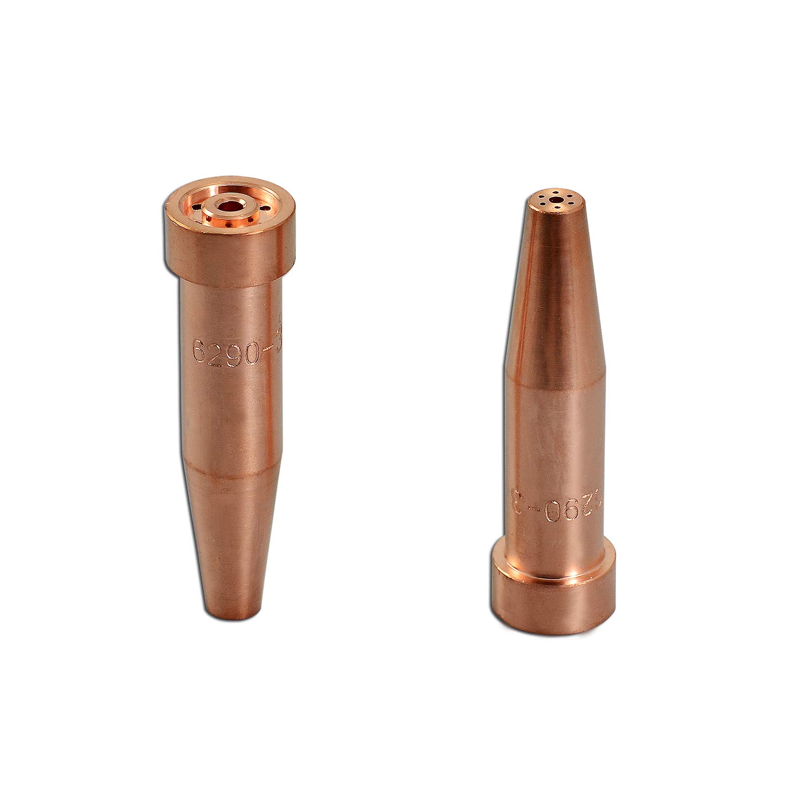 RIVERWELD Acetylene Cutting Tips 6290 Size 3 & 6290-3 for Harris-Style Oxygen Oxy Oxyfuel Cutter Torch Made of Copper Pack of 2