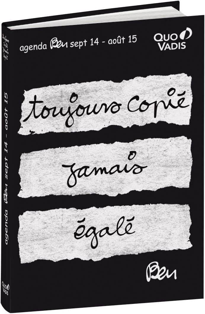 Quo Vadis Ben Agenda Scolaire Journalier Toujours Copie Jamais Egale 12 X 17 Cm Amazon Fr Fournitures De Bureau
