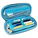 iDelta Pencil Case, Car EVA Pen Pouch Stationery Box Anti-Shock for School Students Boys Teens (Supercar Blue)