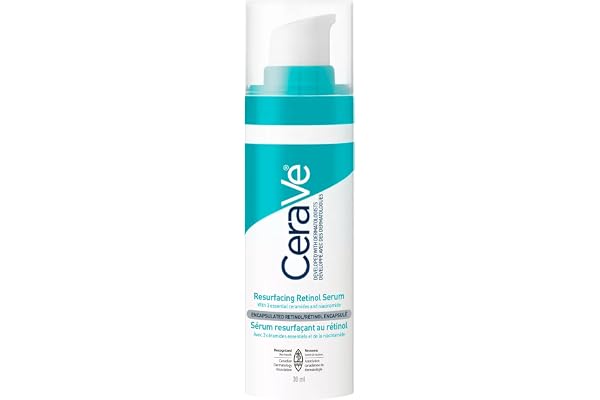 CeraVe Resurfacing Retinol Serum For Face with Niacinamide. Helps even Skin Tone & Smoothness, Post-Acne Marks & Pore Minimiz