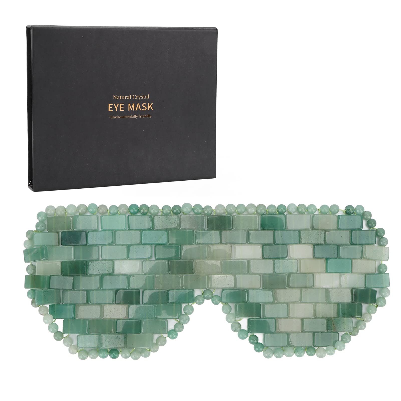 Jade Cooling Eye Mask, Jadestone Eye Pads Reduce Dark Circles Promote Sleeping Natural Stone Eye Pad for Skin Care for Facials Puffy Eyes, Dry Eyes, Headaches, Migraines, Dark Circles(#3)