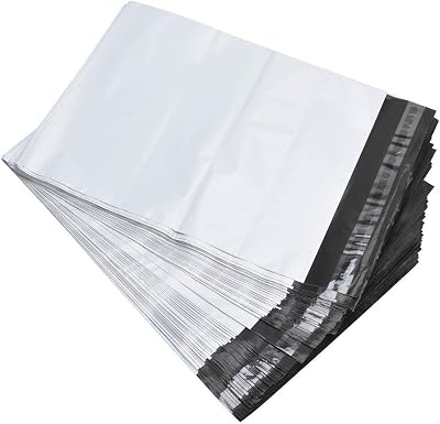 FungLam 100 Pcs Mailing Bags 9x12 Durable Sealable Grey Waterproof