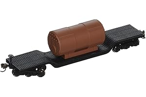 Bachmann Industries Inc. 52' Center-Depressed Flat-Car with Boiler - N Scale