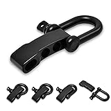 4pcs Paracord Bracelet Shackle Buckle, Metal