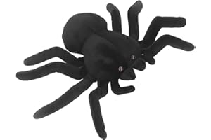 Sonew Plush Spider Doll for Halloween Decor Lifelike Soft Pillow Stuffed Animal 20x30cm / 7.9x11.8in (Style 2)