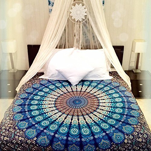 image for Federal Exports Handmade Cotton Mandala Bedspread Throw Bohemian Backd