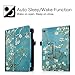 Fintie iPad mini 4 Case - Premium PU Leather Folio Case with Smart Cover Auto Sleep / Wake Feature for Apple iPad mini 4 Released on 2015, Blossom