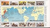 1945 WWII Victory At Last Collectible Stamp Block of Ten 32 Cent Stamps Scott 2981v by USPS