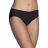 Vanity Fair Beyond Comfort Bikini, 6/M, Black