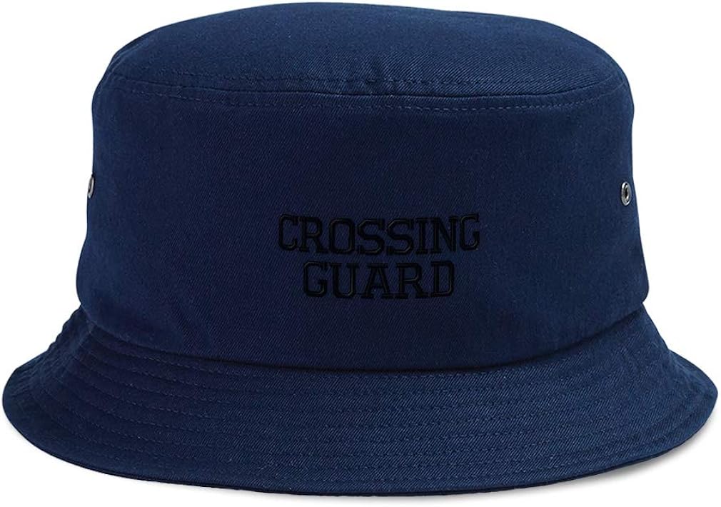 Speedy Pros Bucket Apparel Hat Crossing Guard C Embroidery Cotton Hats